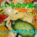 新生活応援レシピ　サラダのようなお漬物