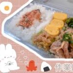 【レシピ付き】眠くても黙々お弁当作りをしていく。