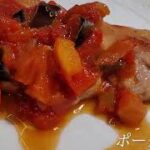 【豚ロースの美味しい焼き方】シンプルなポークソテーに野菜たっぷりのソース