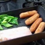 簡単【お弁当のおかず】ウィンナーのベーコン巻