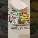 お弁当🍱ずぼらでも作れた✌️#vlog #ずぼら飯 #お弁当 #お弁当作り #節約レシピ #今日のお弁当 #お弁当記録