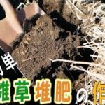 一番簡単な雑草堆肥の作り方 雑草や野菜の残渣から堆肥を作って野菜を育てる。無限の循環で地球にもお財布にも優しくてSDGsなサステナブル