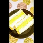【レシピ動画】朝ごはんやお弁当に💕簡単♪ふわふわだし巻き玉子サンド★ #Shorts