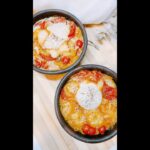 Tomates asados & burrata | guarnición fácil y deliciosa😋 #shorts #recipes