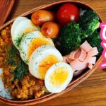 【時短弁当】フライパンひとつで作るお弁当〜ドライカレー弁当/bento,box lunch