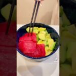 マグロとアボカド丼美味しかったよ！ #shorts #おすすめ #料理 #マグロ #アボカド #丼