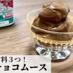 【豆乳スイーツ】材料３つで出来る簡単チョコレートムースの作り方/ヴィーガン対応/グルテンフリー
