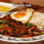 韓国の中華料理､ピリ辛チャプチェ丼の作り方､余ったチャプチェで作るチャプチェパブ！