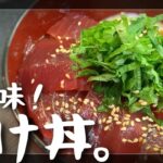 【マグロの漬け丼簡単レシピ】仕事に疲れた絶品賄い飯【海鮮丼にも進化可能】vlog