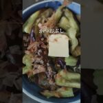 レンチン2分でOK！早くておいしいナス丼の作り方