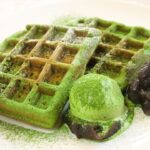 ホットケーキミックスで簡単抹茶ワッフルの作り方・レシピ【簡単アメリカンワッフル】おうちカフェ Easy American Waffle Recipe｜Coris cooking