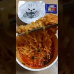 アレンジ レシピ 巻き かまぼこ レンチン 卵 とんがらし麺 うま辛海鮮チゲ Red pepper noodle 唐辛子練りこみ麺 大辛 NISSIN 日清 料理 夜食 2022年5月 カップ麺