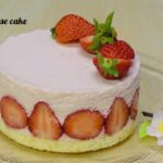 いちごのレアチーズケーキのレシピสูตรชีสเค้กสตรอเบอร์รี่ Strawberry  cheese cake recipe