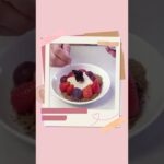 【オールブランレシピ】超簡単！超ヘルシー！冷んやりスイーツ　Very easy and delicious cold sweets using All-Bran #shorts