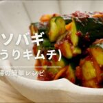 シャキシャキ美味しいキュウリキムチ/旬の野菜で作る韓国キムチレシピ