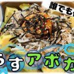 【🥑時短レシピ🥑】切って盛り付けるだけ！夜勤明けでも作れる！しらすアボカ丼🥑