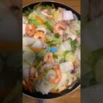 今日のメインは八宝菜です