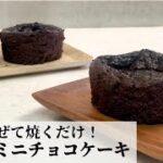 【豆乳レシピ】豆腐とチョコのミニケーキ/グルテンフリー/ヴィーガン対応