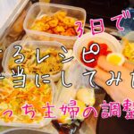 【ダイエットレシピ】3日で-2kg痩せるヘルシーお弁当。ズボラ主婦の調整。