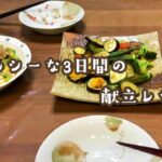 【料理　レシピ】野菜多めでヘルシーな3日間の夜ご飯献立レシピ【2人前】