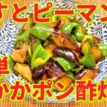 ★レシピ動画★お弁当にも☆なすとピーマンの簡単おかかポン酢炒め★【hirokoh(ひろこぉ)のおだいどこ】