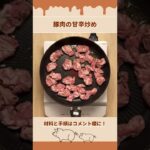 おかずやおつまみに!豚肉の甘辛炒めの作り方【北海道のたれ屋ソラチ】#shorts