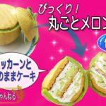 丸ごとメロンびっくりケーキ!低糖質レシピ