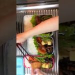 お弁当を詰める！シャケ弁当編🐟🌸