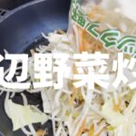 【雑飯】肉は高いから入れない、底辺肉無し野菜炒め
