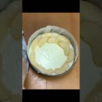 【1分でわかる】桃のお花のレアチーズケーキの作り方