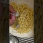 ‘22.7.21著名料理インスタグラマーPePeさんのレシピ本からしらすのパスタ作りWhiteBait &GarlicPastaFamous Instagrammer Recipe Book