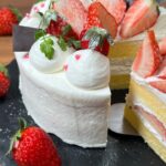 【回転台無し!】現役パティシエ直伝いちごのショートケーキの作り方【レシピ】 Chantilly Fraise #shorts