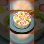 フルーツたっぷり♡牛乳寒天作ってみた！#shorts #牛乳寒天 #スイーツ