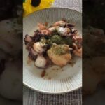 【タコとポテトの粒マスタード炒め】#shorts #料理 #健康 #レシピ #お弁当