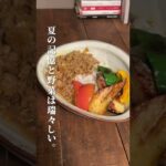 夜中に見てはいけない夏野菜ごろっとスパイスカレー#shorts #レシピ #簡単レシピ #スパイスカレー