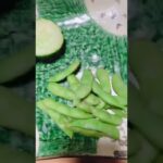 今日の晩ごはんはぶっかけそうめんに野菜ですね。夏は麺類が多いかも。 #shorts