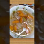 【おばんざい】イワシのかば焼きの夕飯🎵炊き込みご飯・野菜スープ・福神漬・スイカ🍉#shorts