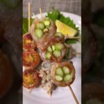 【おうち居酒屋】野菜の豚バラ巻き串