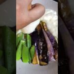 今夜の夕飯♪【揚げなす】【冷やしうどん】