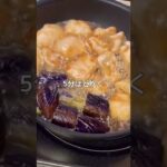 【食欲がないときに】茄子と鶏胸肉の麺つゆ煮