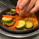 南フランスの伝統メニュー【夏野菜のティアンのレシピ】 工程：野菜の盛り付け