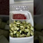 夏野菜でサッと調理【甘辛ナスそぼろ丼】