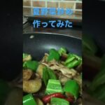 【簡単レシピ】味付けは醤油、味醂は同量　コチュジャン入れる　#料理初心者 #簡単レシピ #自炊レシピ #夏野菜