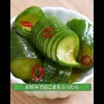 【無限レシピ・食材1つ】箸休めにならんきゅうり🤣