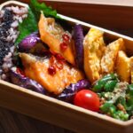 【 10分弁当 】鮭となすの南蛮漬けのお弁当〜包丁もまな板もいらない 【 bento 】(402)