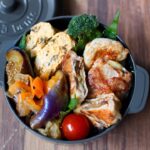 【 10分弁当 】豚肉なすチーズミルフィーユのお弁当〜包丁もまな板もいらない 【 bento 】(403)