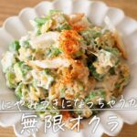 やみつき注意！超簡単おつまみ「無限オクラ」【おうちごはんの1分レシピ動画】夏野菜｜#shorts