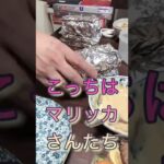 マリッカチャンネル(ᵔᴥᵔ)夜勤の4人分のお弁当🍙🍱作ってもらいました、おとさんすげ〜の巻#shorts