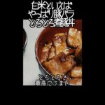とろとろ煮豚丼【デブの夜ご飯】#shorts