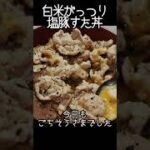 デブのスタミナ源といえば塩豚すた丼 #shorts